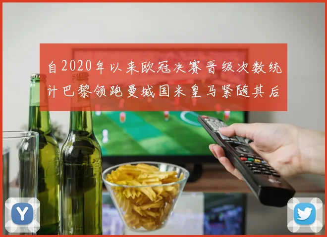 自2020年以来欧冠决赛晋级次数统计巴黎领跑曼城国米皇马紧随其后